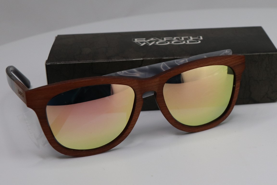(image for) ESG010RG- Zebra and Rose Wood Glasses